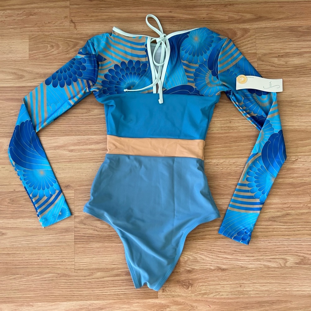 NWT Seea Hermosa Seaflowers Swimsuit XS - Picture 7 of 8